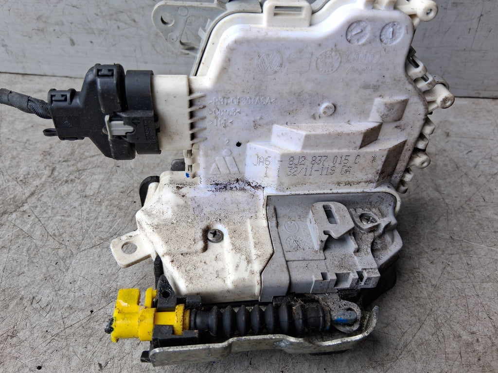 2011 AUDI A4 NSF PASSENGER SIDE FRONT LEFT DOOR LOCK MECHANISM 8J2837015C