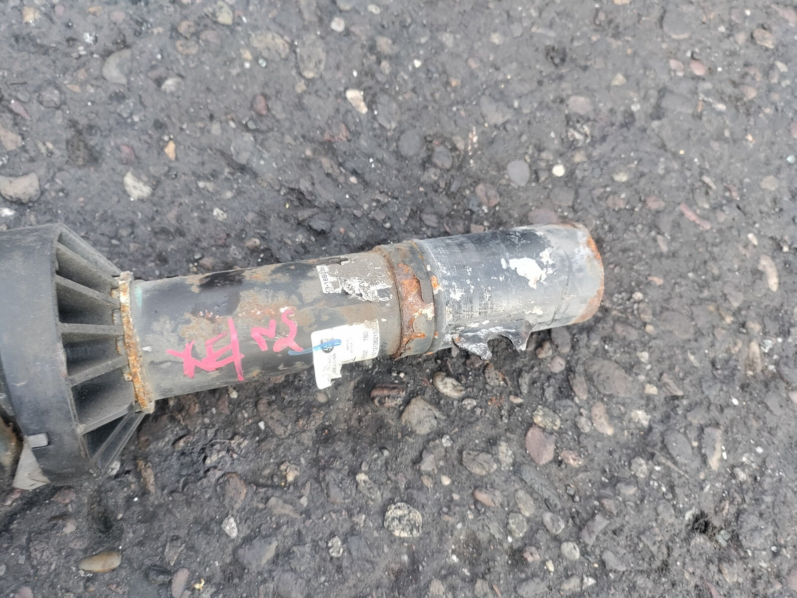 2017 JAGUAR XE X760 2.0 DIESEL NSF PASSENGER SIDE SHOCK ABSORBER HX7318B036PD