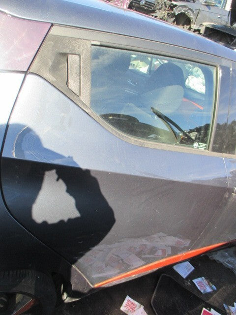 2018 NISSAN MICRA K14 OSR DRIVER SIDE REAR BARE DOOR GREY TITANIUM KPN
