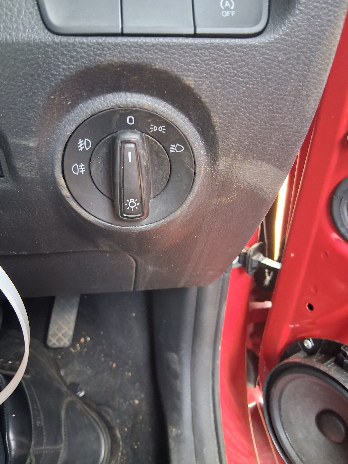 2019 SKODA FABIA MK3 NJ HEADLIGHT ADJUSTER CONTROL SWITCH