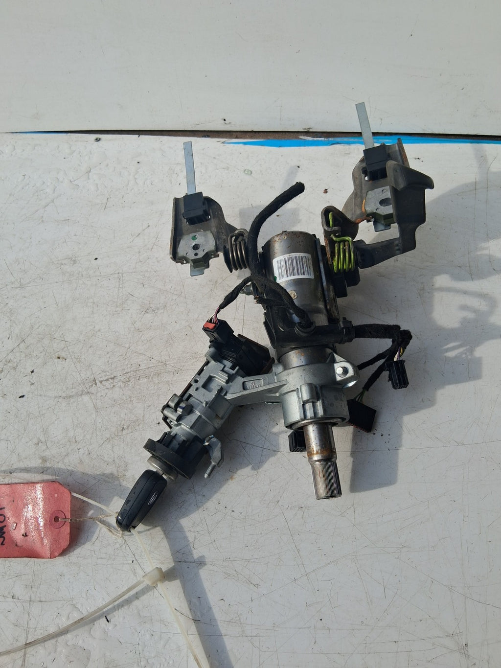 2015 VAUXHALL ADAM UPPER STEERING COLUMN & IGNITION BARREL 13496325