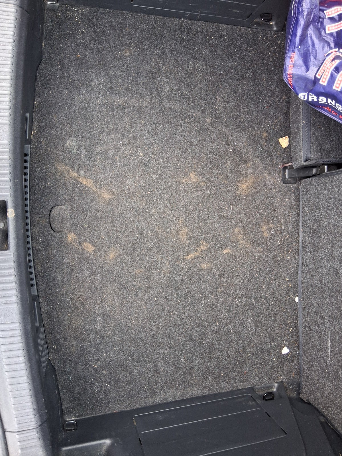 2020 SKODA FABIA MK3 NJ HATCHBACK REAR BOOT FLOOR LINER CARPET MAT