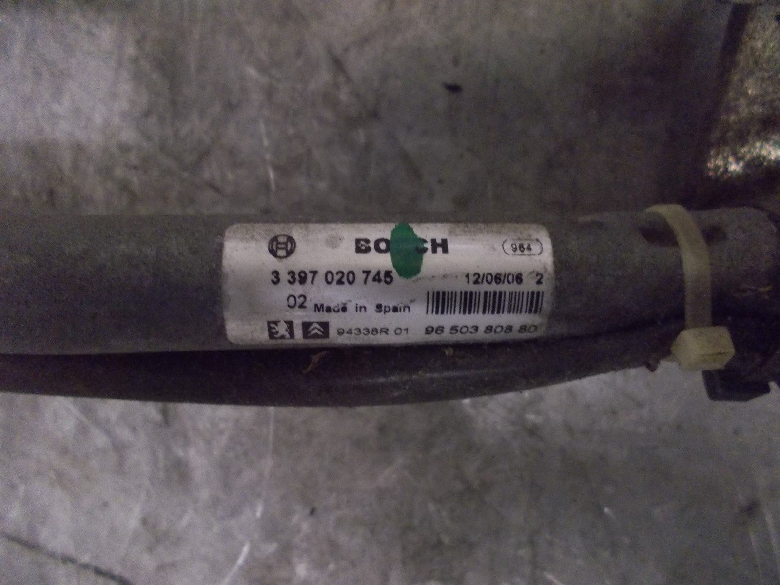 PEUGEOT 207 2006 FRONT WINDSCREEN WIPER MOTOR LINKAGE 3397020745