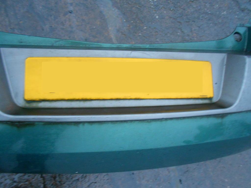 RENAULT MEGANE MK2 2003 COMPLETE REAR BUMPER GREEN