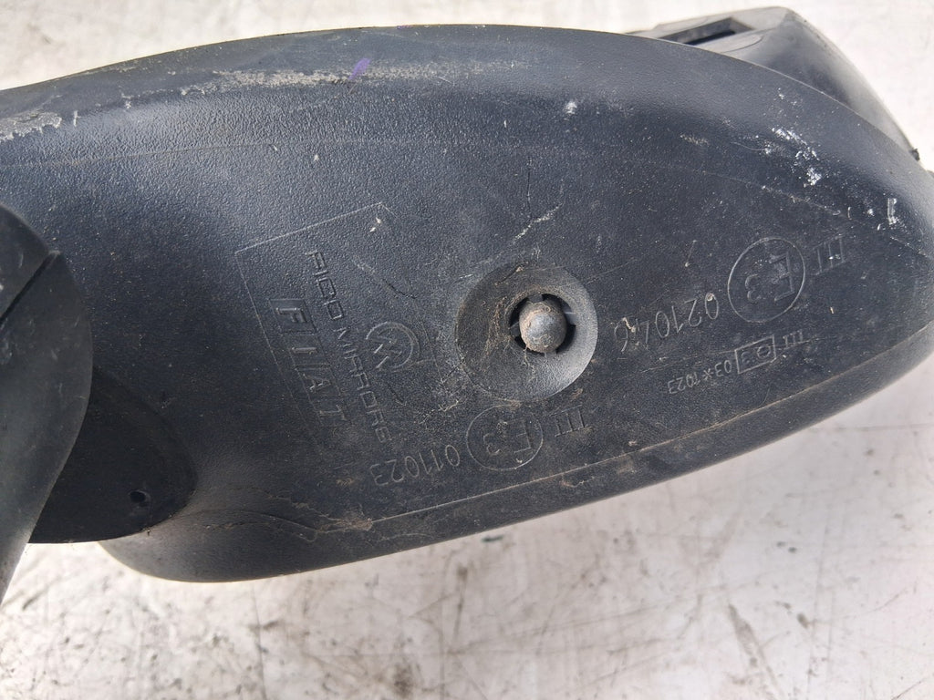 2010 FIAT 500 LOUNGE MK1 NSF PASSENGER SIDE FRONT LEFT WING MIRROR