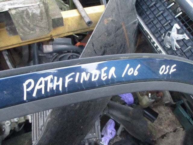 2006 NISSAN PATHFINDER R51 OSF DRIVER SIDE FRONT BARE DOOR BLUE BW9