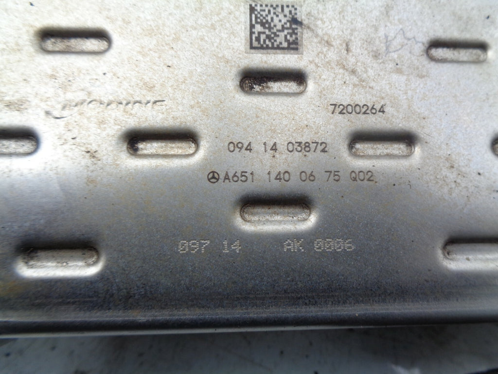 MERCEDES E CLASS W212 2014 2.2 CDI DIESEL EXHAUST EGR VALVE COOLER A6511400675Q