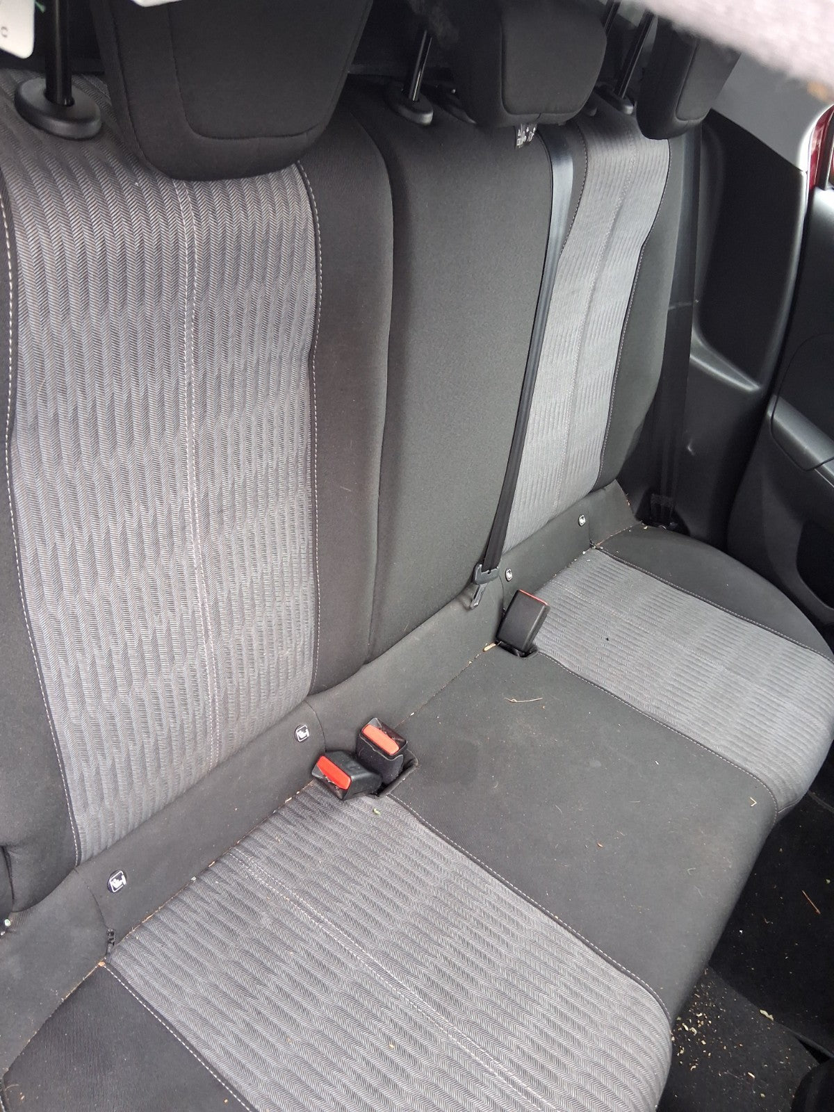 2020 VAUXHALL CORSA F HATCH REAR COMPLETE BASE AND BENCH SEAT CLOTH FABRIC