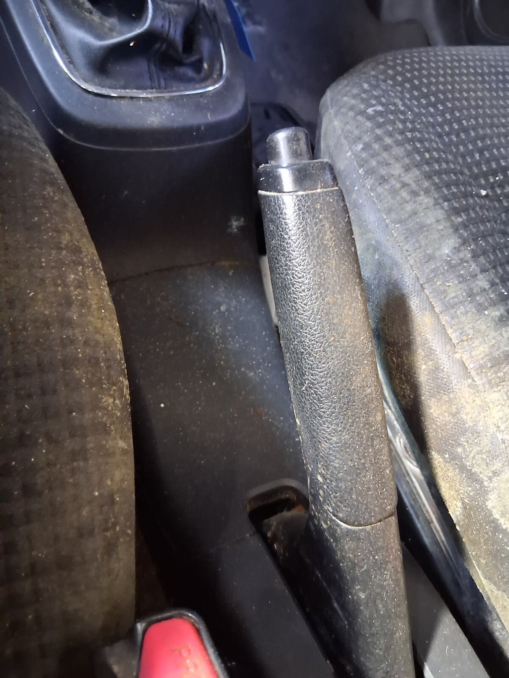2016 MITSUBISHI MIRAGE MK6 MANUAL HANDBRAKE PARKING BRAKE LEVER MECHANISM