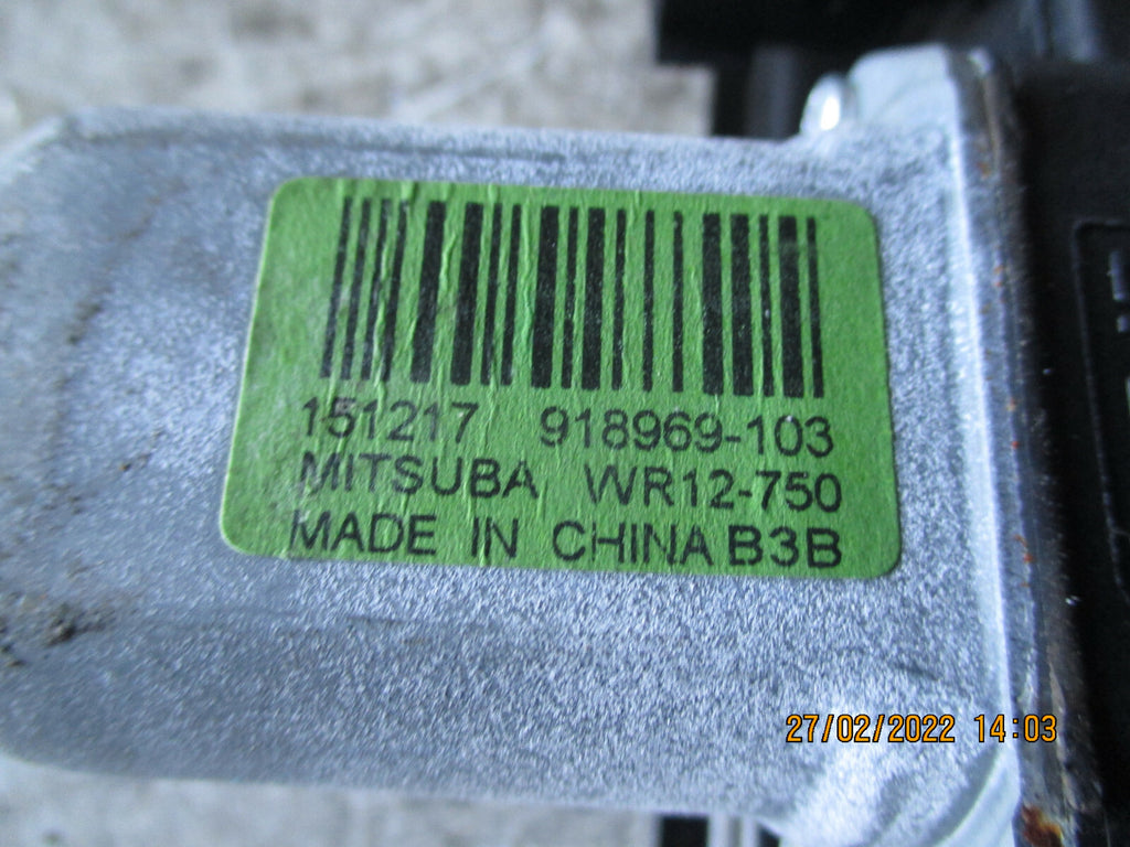 FORD ECOSPORT 2016 MK2 NSR REAR PASSENGER SIDE WINDOW REGULATOR MOTOR