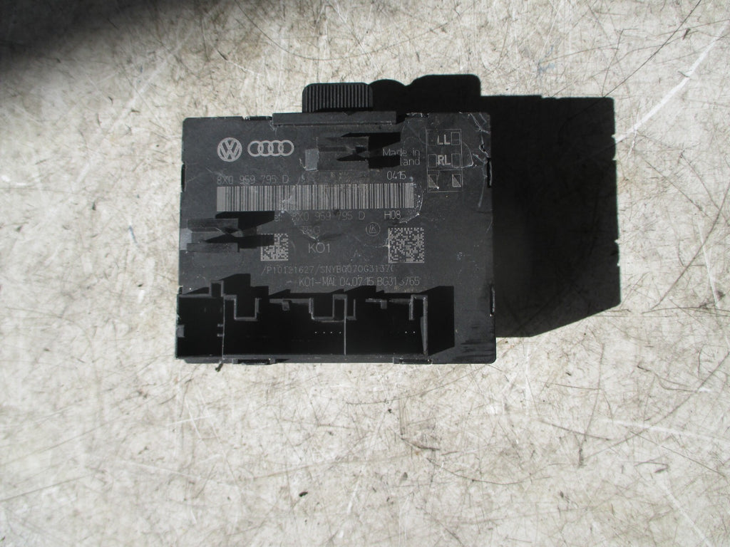 AUDI A1 8X 2015 OSR DRIVER SIDE CONTROL MODULE 8X0959795D