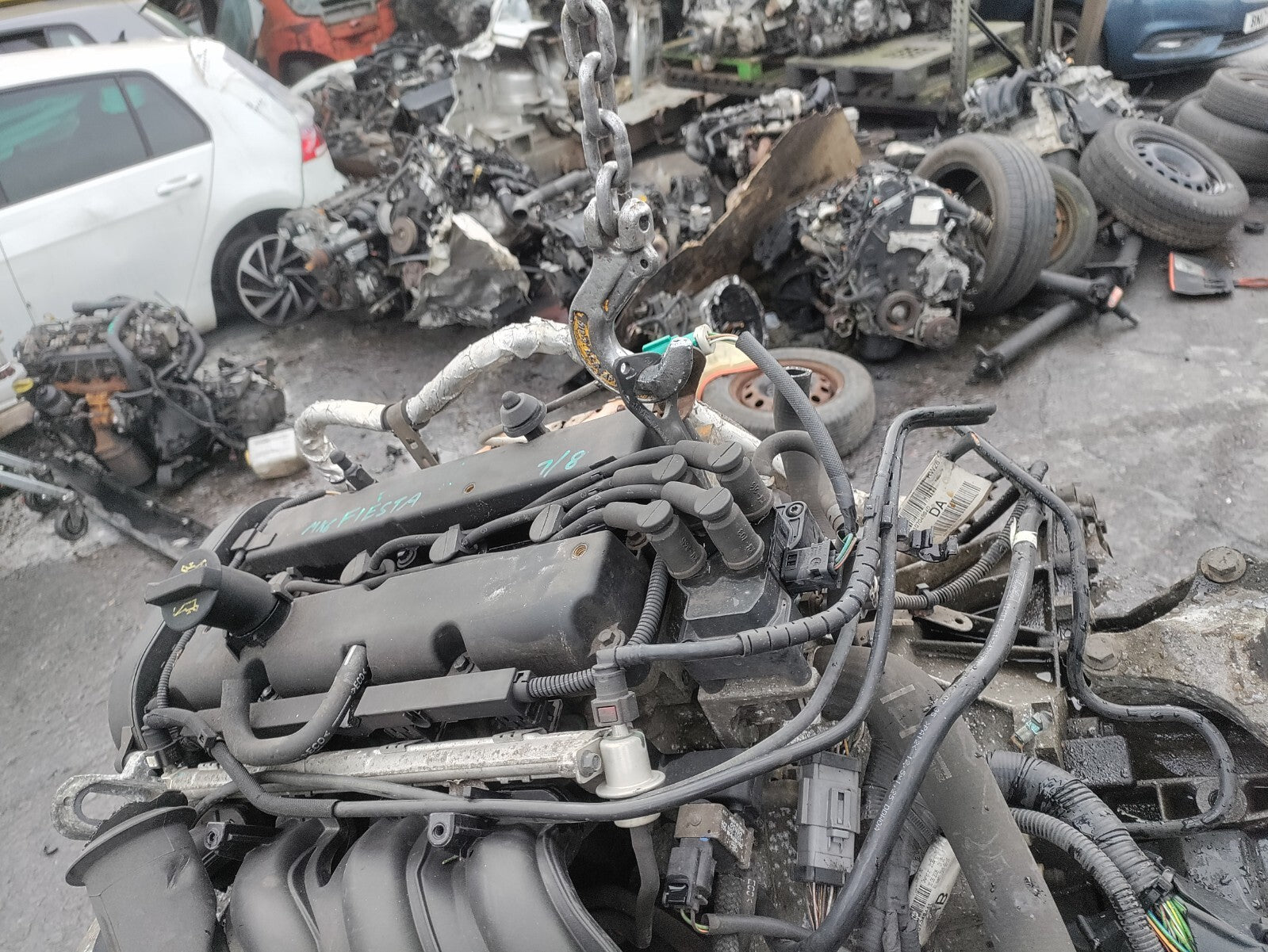 2005 FORD FIESTA MK6 1.4 PETROL ENGINE COMPLETE 75K MILEAGE FXJA