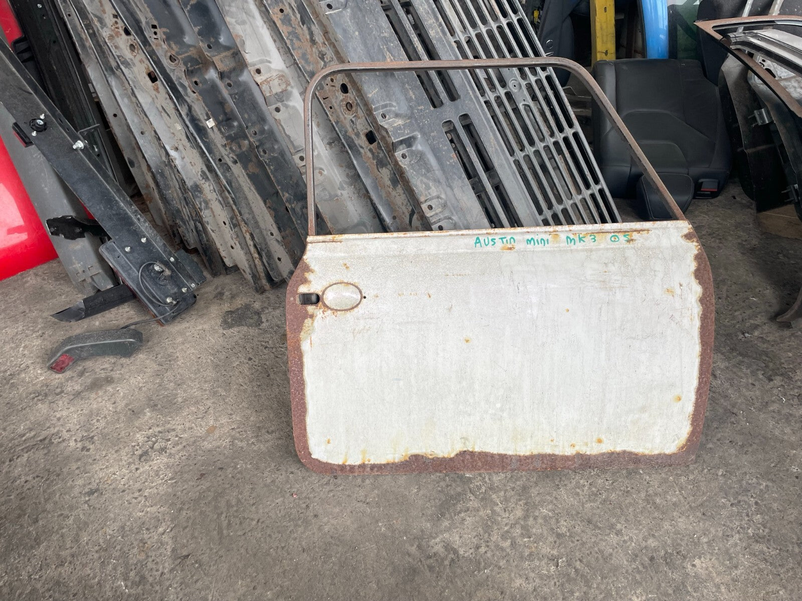 AUSTIN MINI MK3 OS DRIVER SIDE DOOR PANEL FRAME NEW OLD STOCK