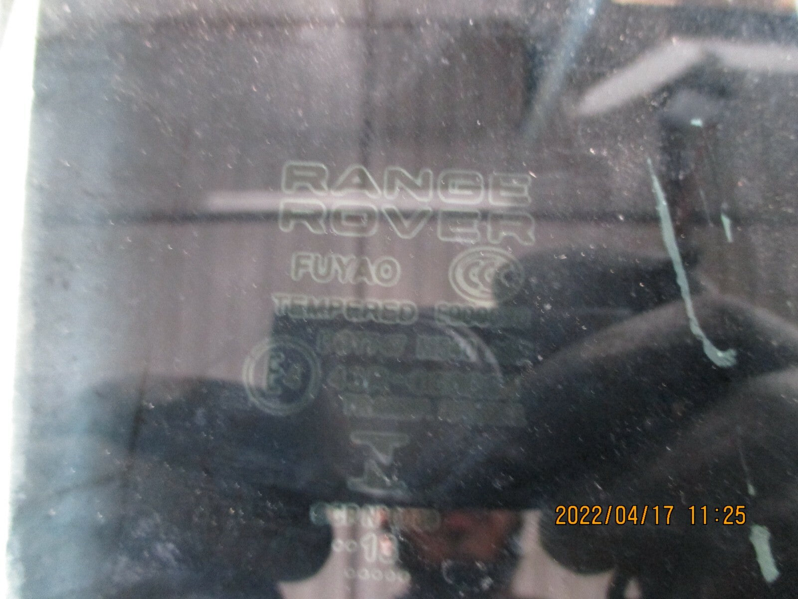 RANGE ROVER EVOQUE 2013 L538 OSR REAR DRIVER SIDE WINDOW GLASS