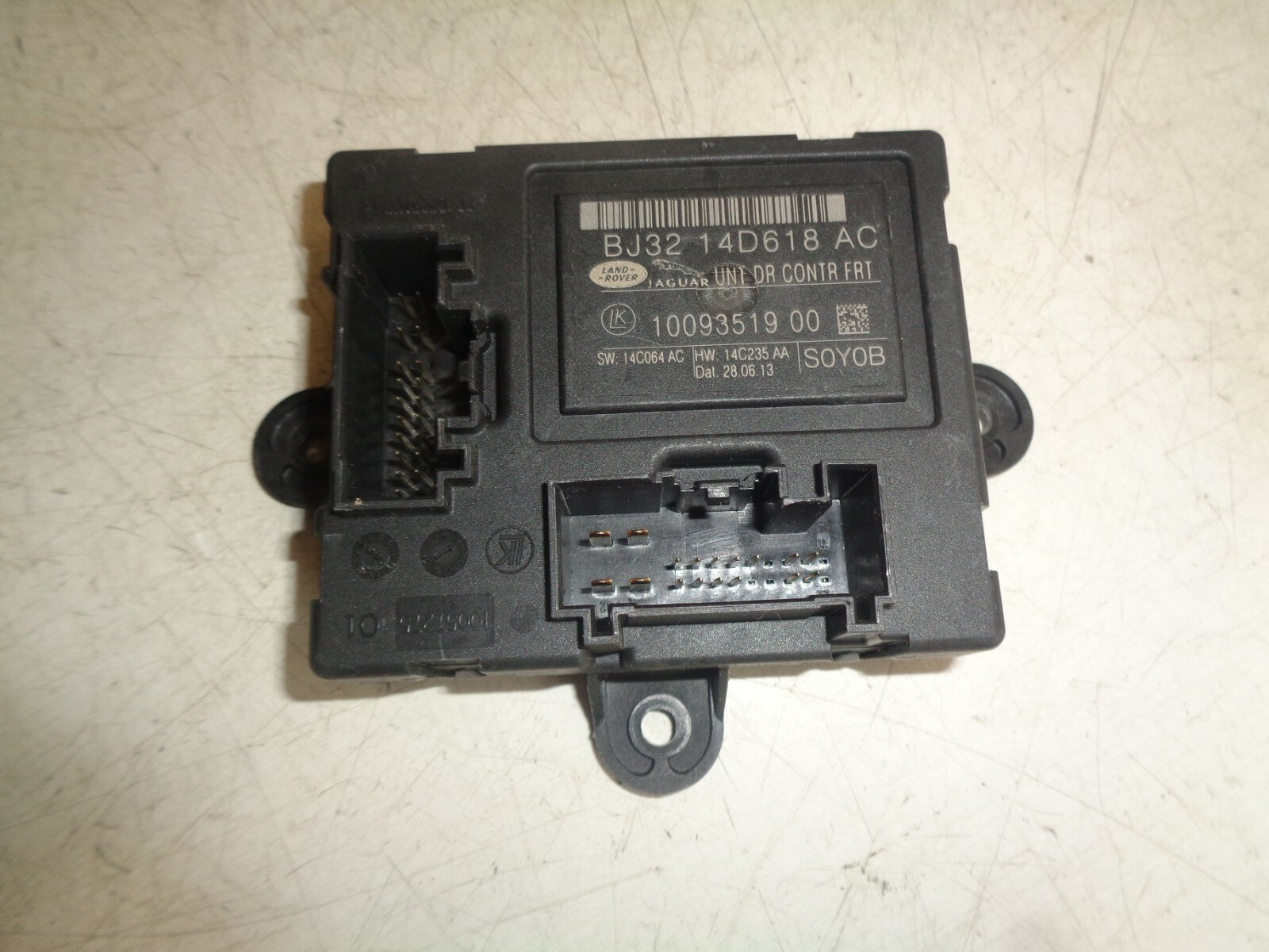 RANGE ROVER EVOQUE L538 2013 OSF DRIVER SIDE FRONT DOOR ECU MODULE BJ3214D618AD