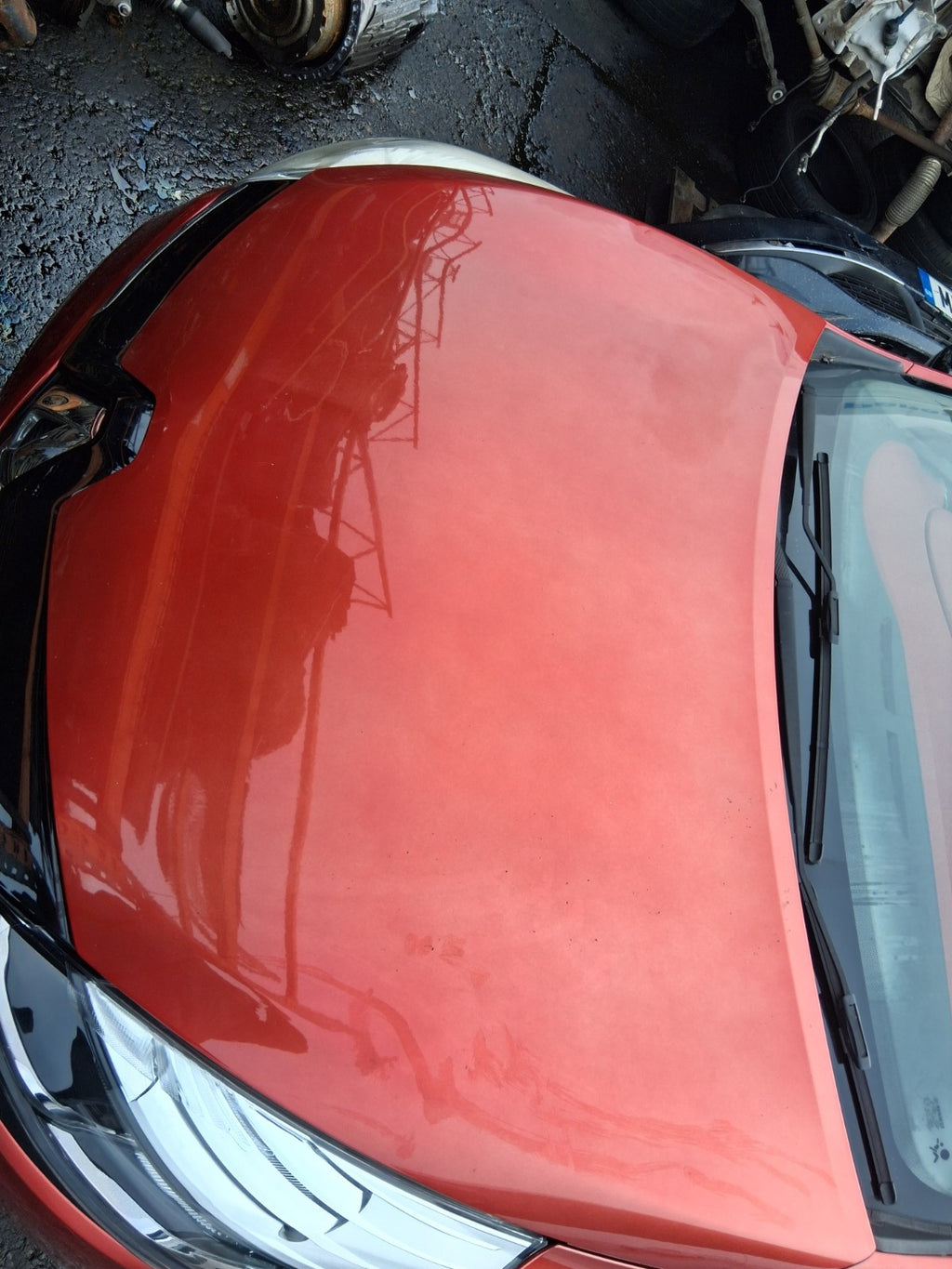 2013 RENAULT CLIO X98 MK4 FRONT BONNET HOOD PANEL RED