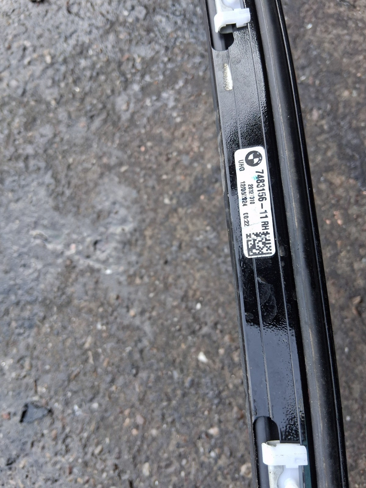 2024 BMW 2 SERIES F44 COUPE OS DRIVER SIDE RIGHT ROOF RAIL STRIP TRIM 7483156