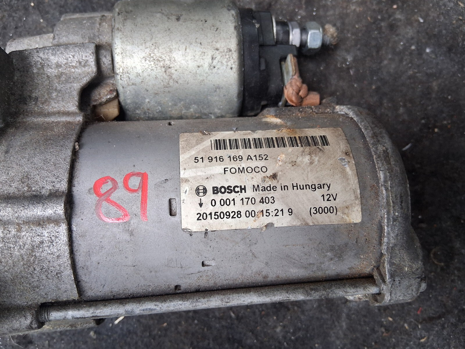 2006 FORD KA MK1 1.3 PETROL STARTER MOTOR 51916169A152