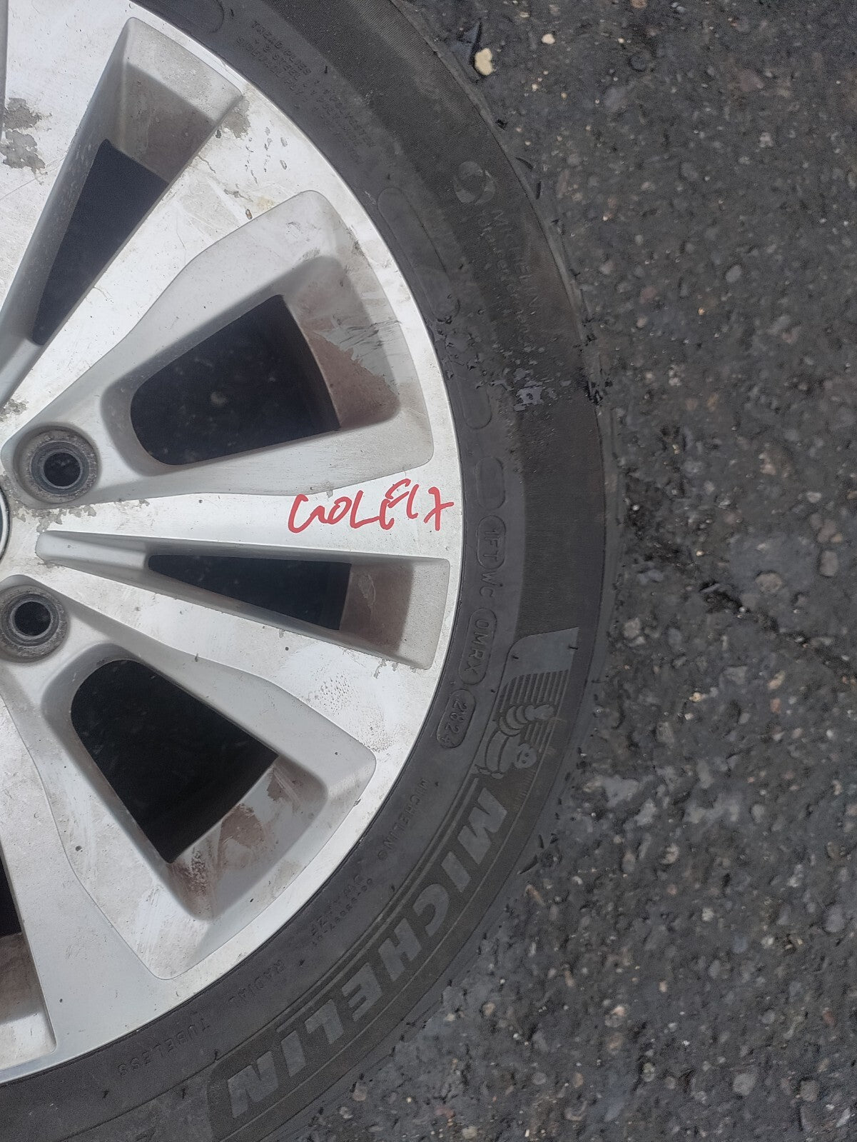 VW VOLKSWAGEN GOLF MK 7 7.5 2017 16 INCH ALLOY WHEEL WITH TYRE 205/55R16
