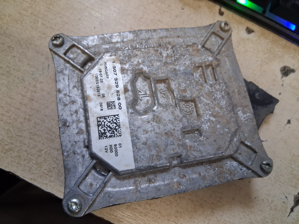 2024 FIAT DUCATO MK3 DRIVER SIDE HEADLIGHT CONTROL MODULE BALLAST 130732952800
