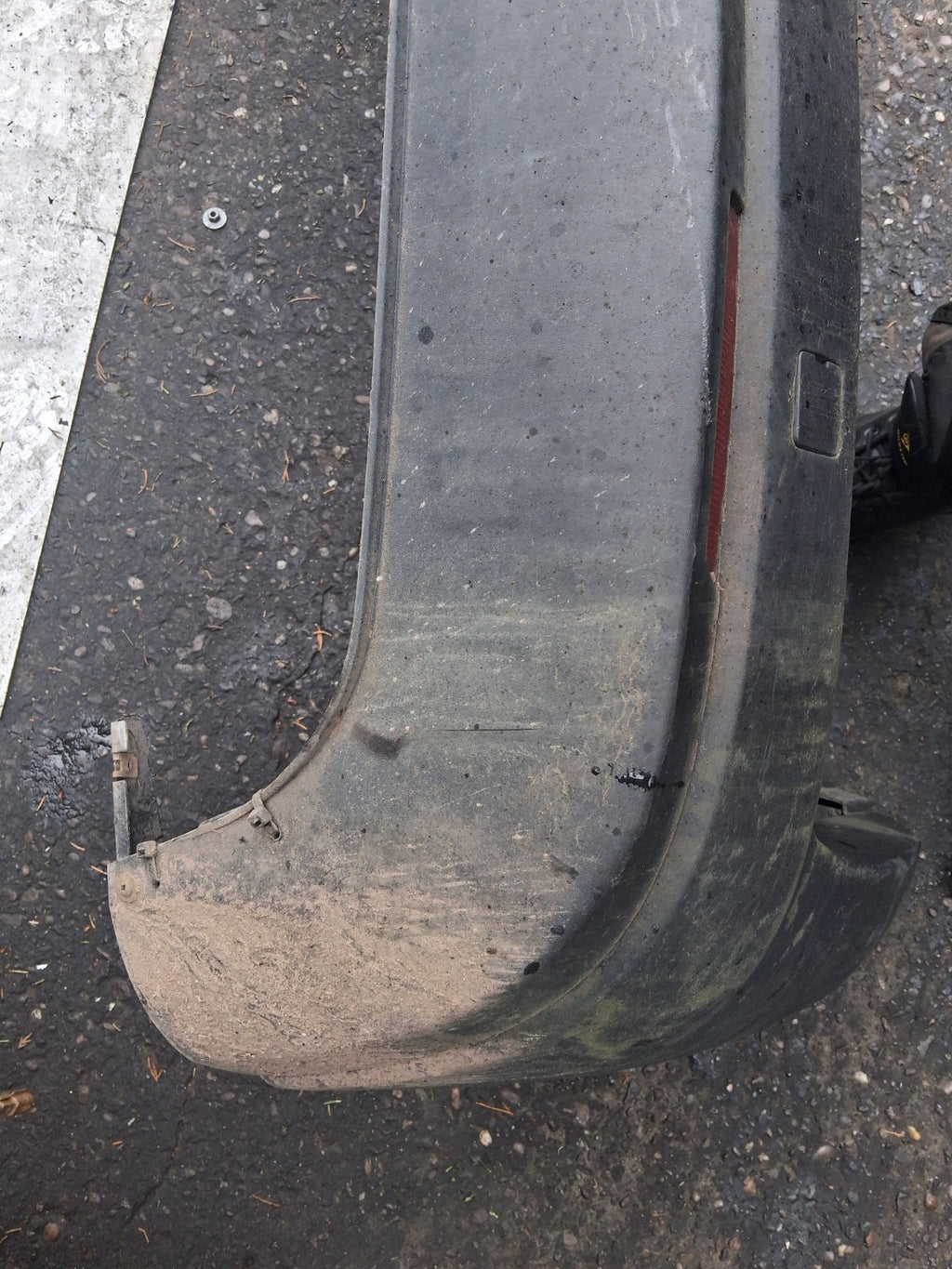 2013 FIAT DOBLO MK2 COMPLETE REAR BUMPER BLACK