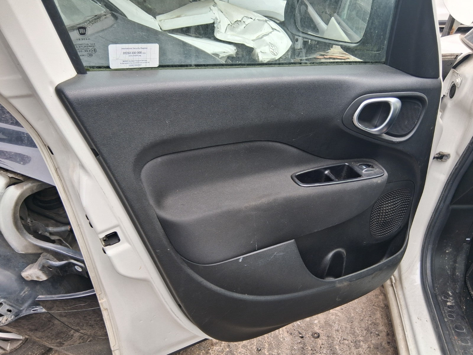2019 FIAT 500L URBAN HATCH NSF PASSENGER SIDE FRONT DOOR CARD PANEL