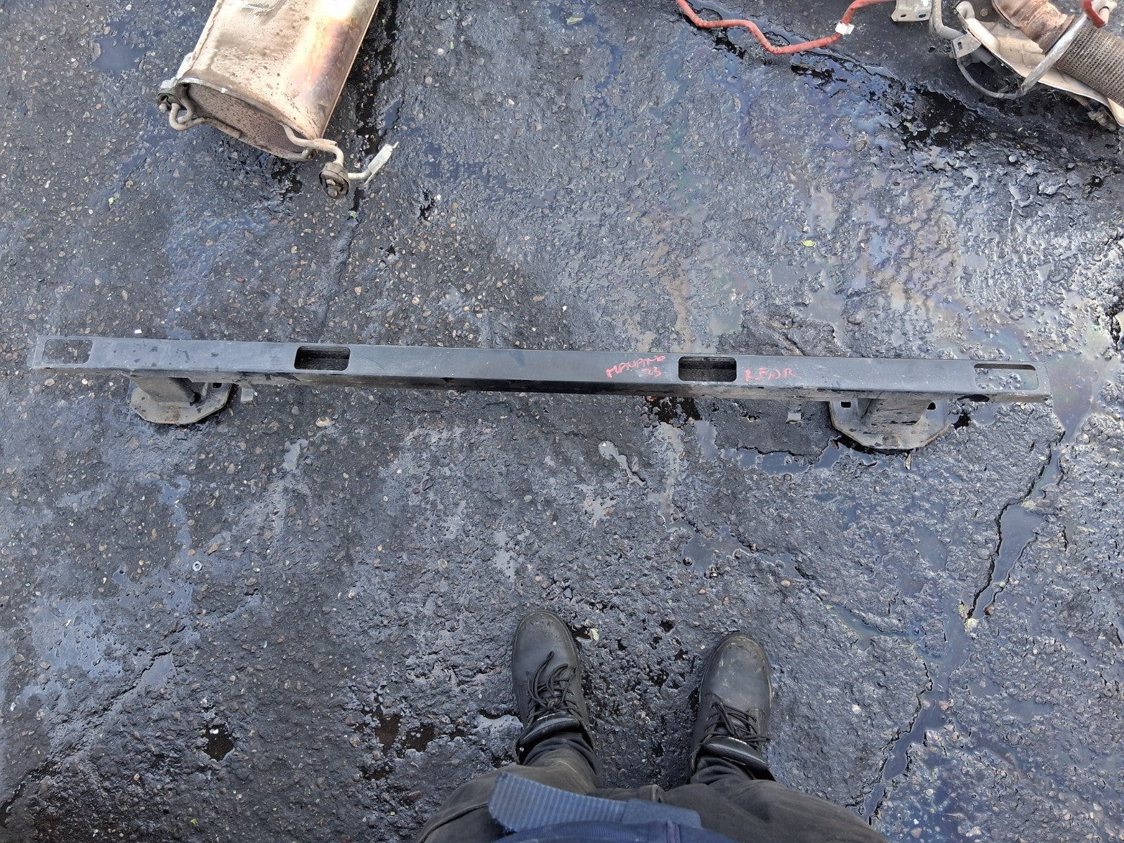 2023 VAUXHALL MOVANO C MK3 2.2 DIESEL REAR CRASH IMPACT REINFORCEMENT BUMPER BAR