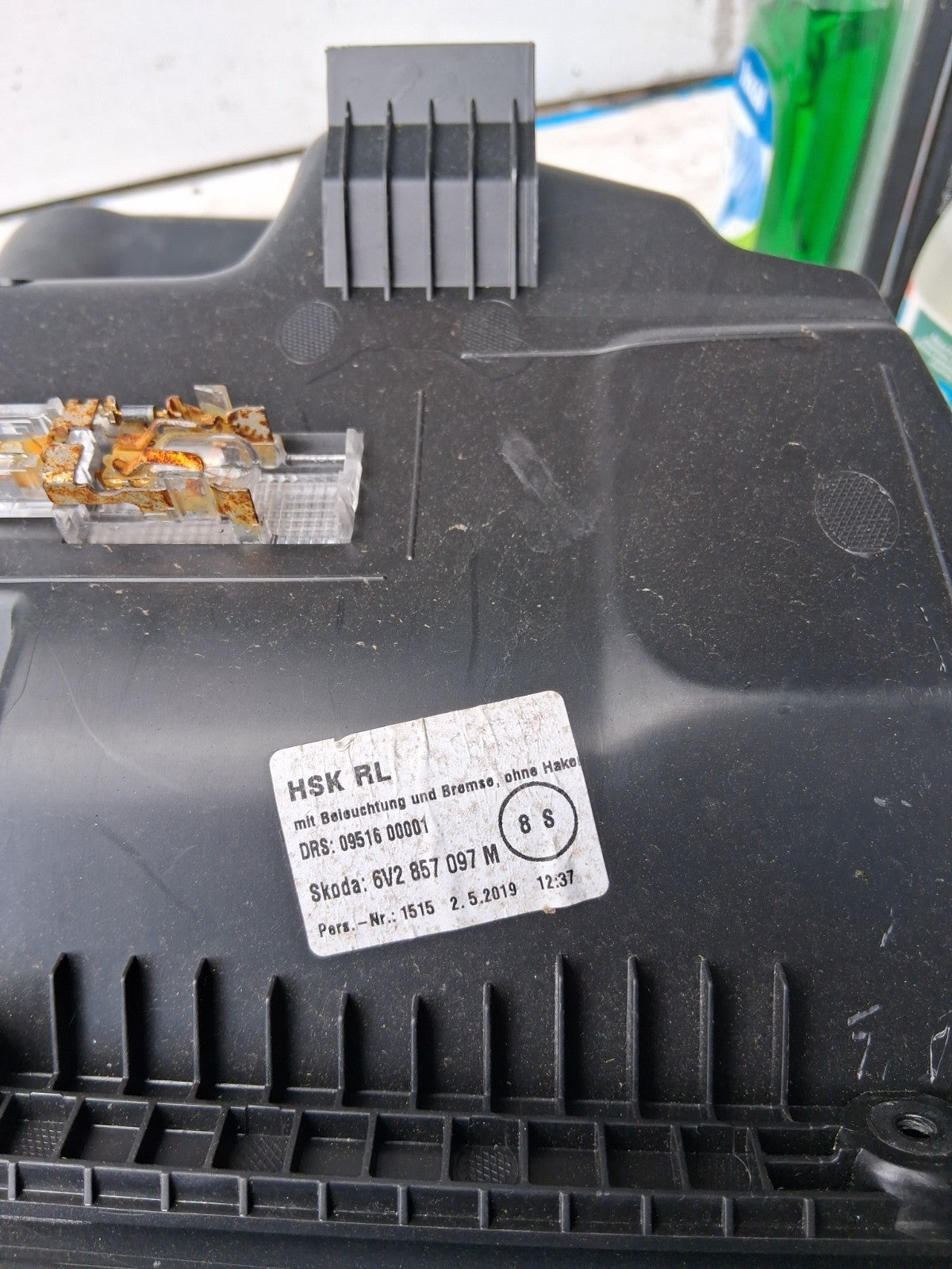 2019 SKODA FABIA STORAGE COMPARTMENT GLOVEBOX 6V2857097M