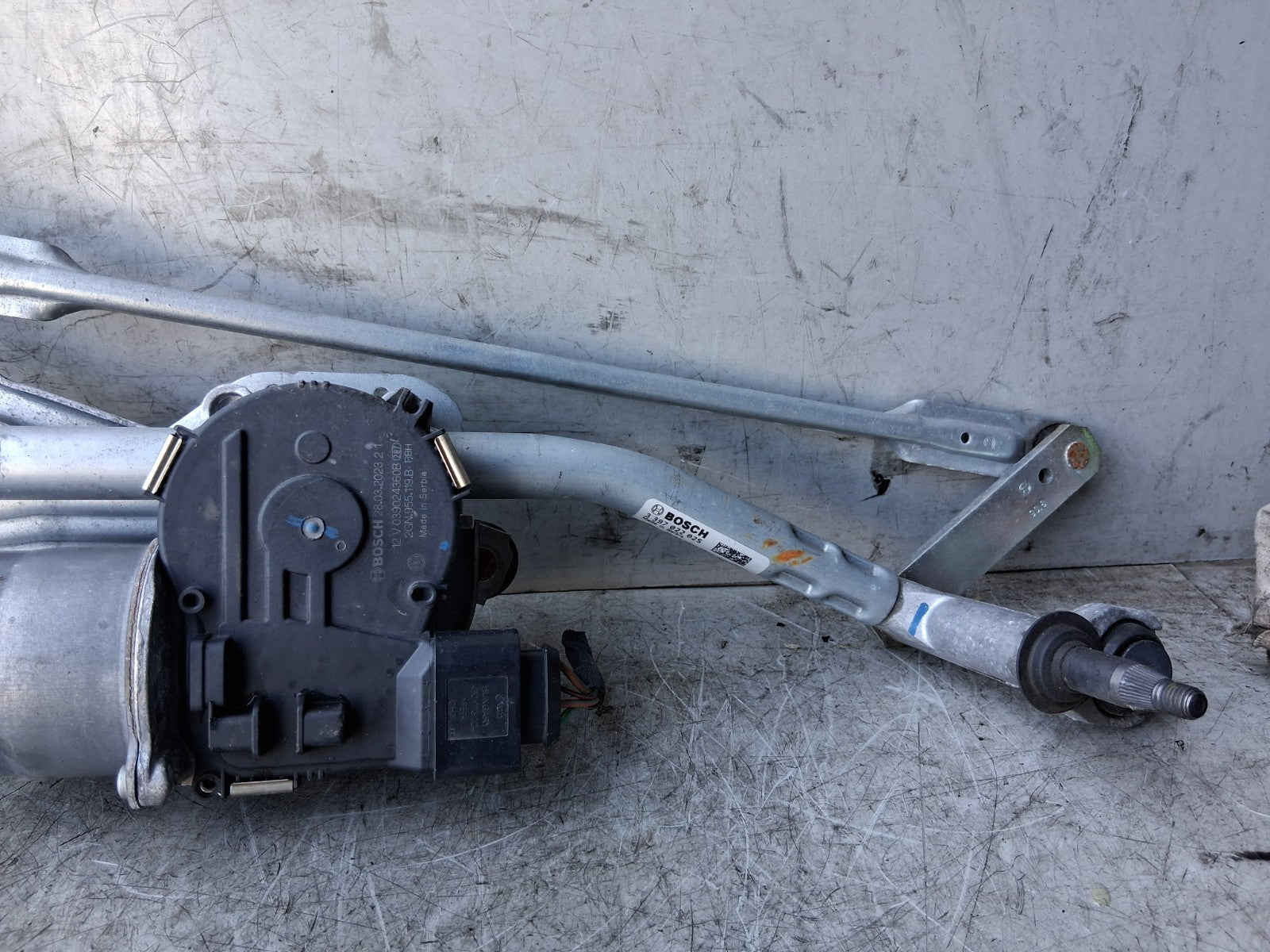 VW VOLKSWAGEN T CROSS 2023 FRONT WINDSCREEN WIPER MOTOR & LINKAGE 2GN955023