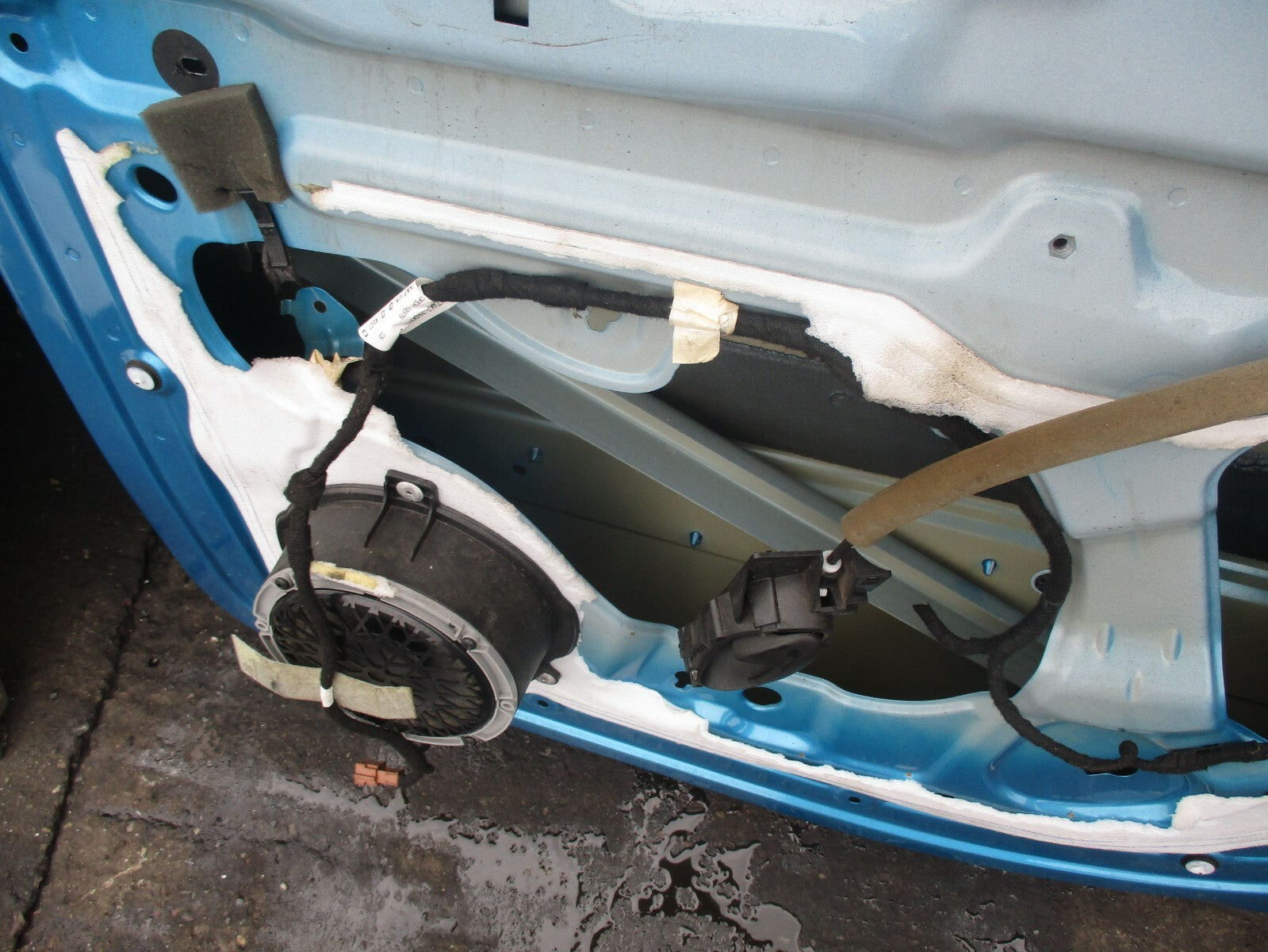 CITROEN BERLINGO MK2 OSF DRIVER SIDE FRONT BARE DOOR BLUE