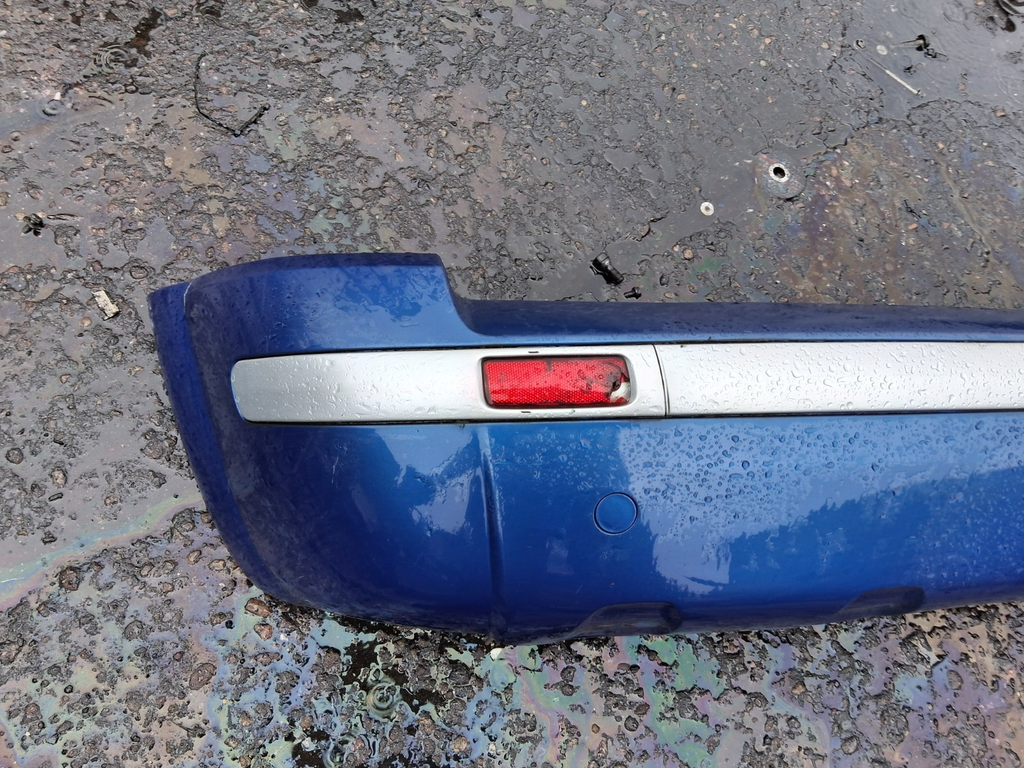 2006 CITROEN C3 PLURIEL COMPLETE REAR BUMPER BLUE