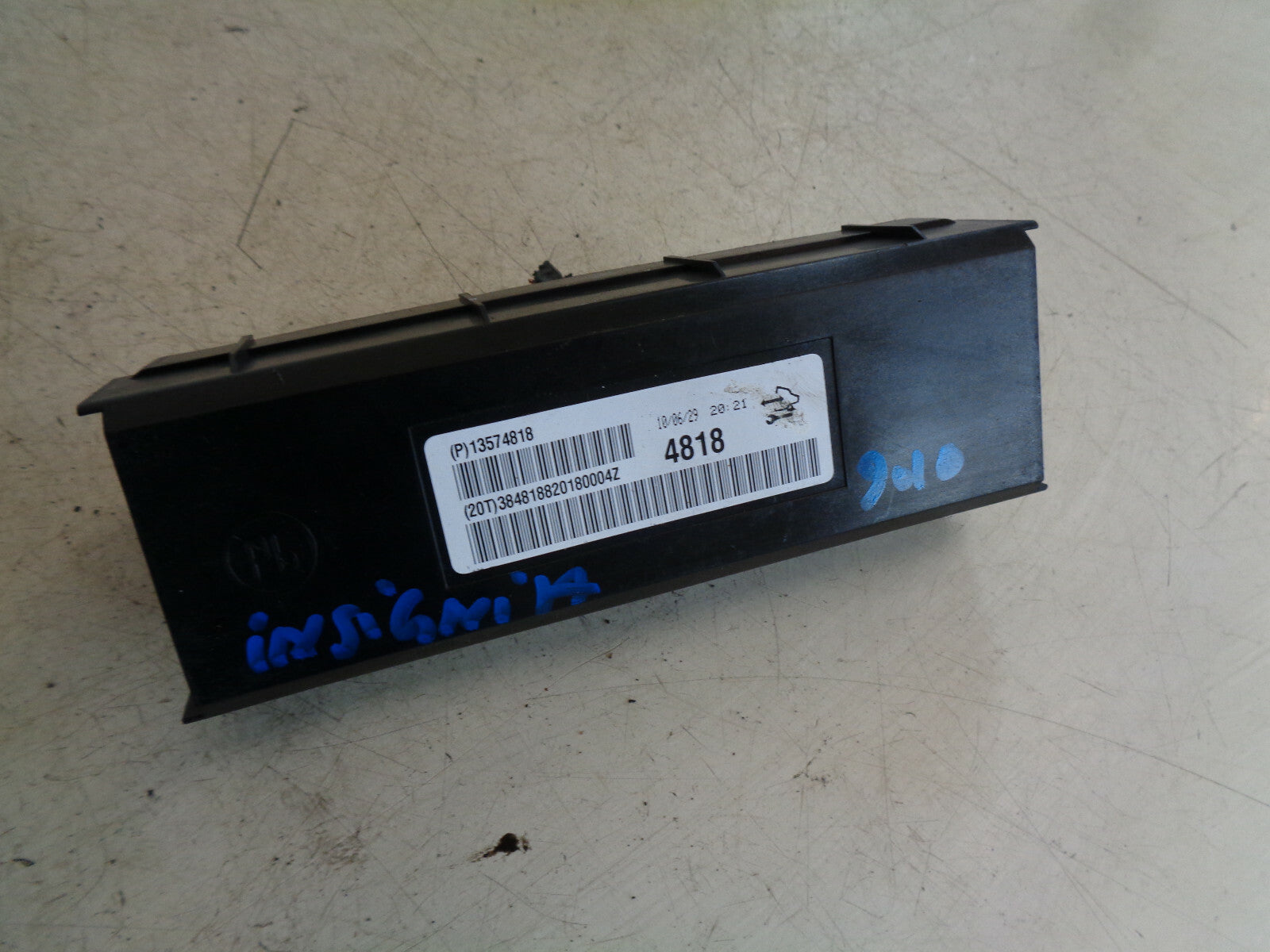 VAUXHALL INSIGNIA A MK1 2010 CLIMATE CONTROL MODULE 13574818