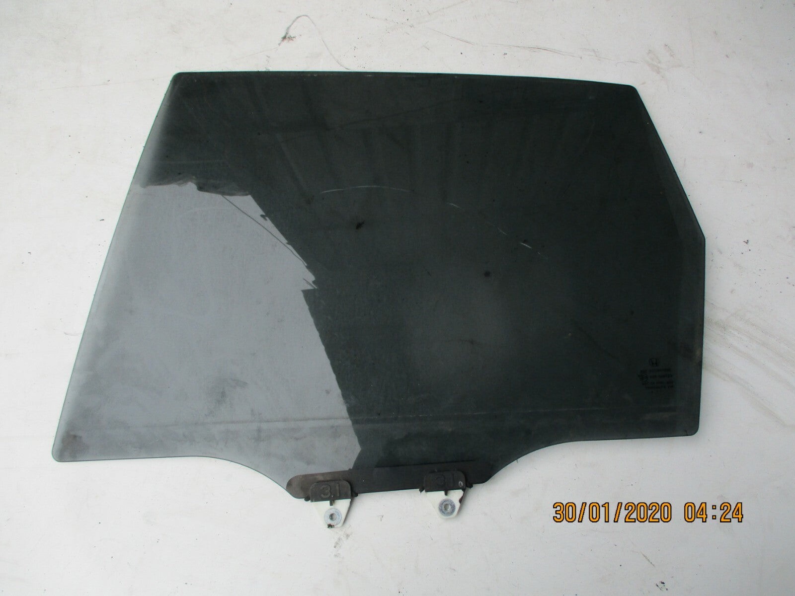 HONDA JAZZ MK3 2015 NSR PASSENGER SIDE REAR TINTED WINDOW DOOR GLASS 43R-006723
