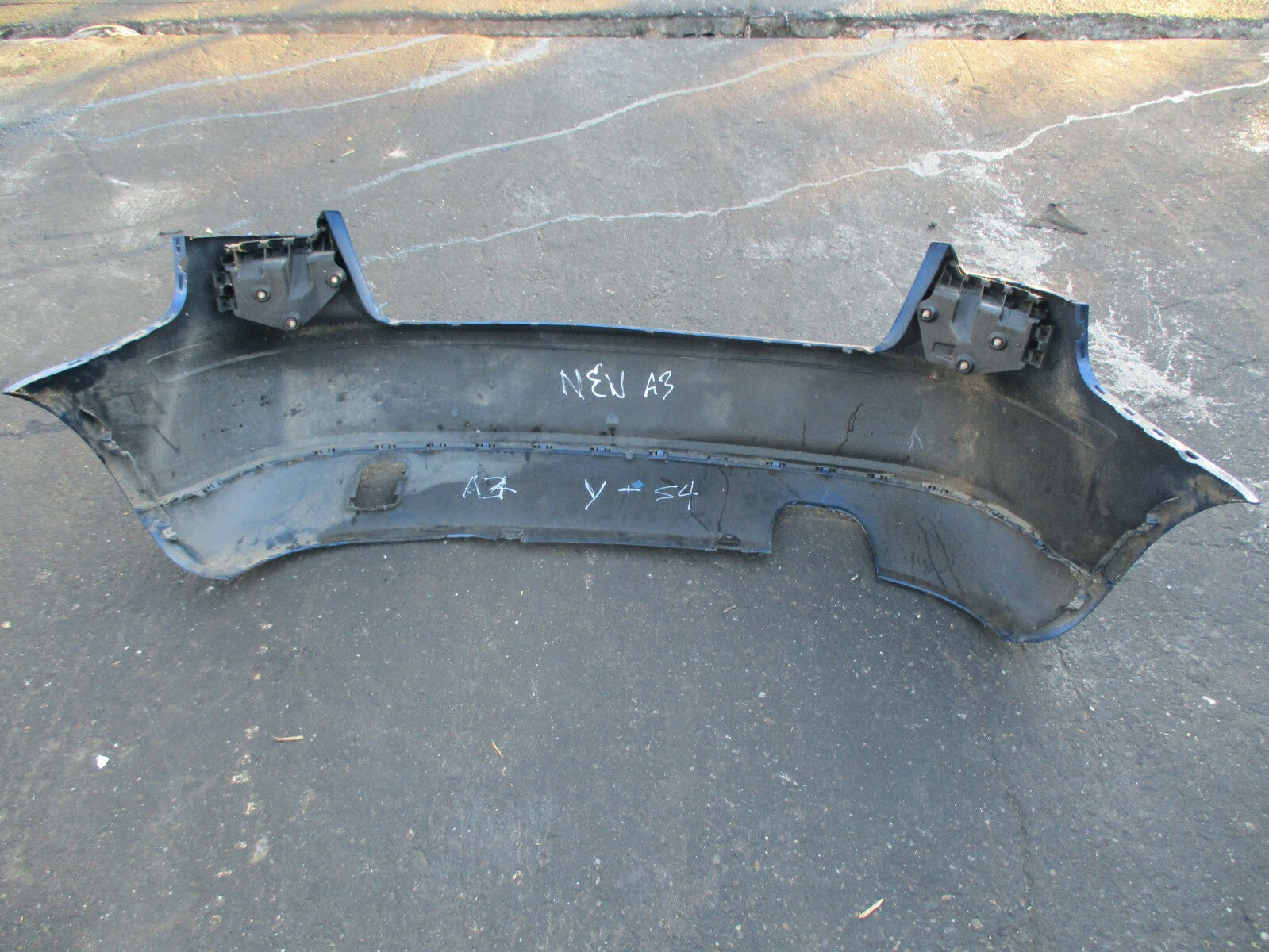 AUDI A3 8P MK2 REAR BUMPER BLUE 8P4807511 2003 - 2008 5 DOOR