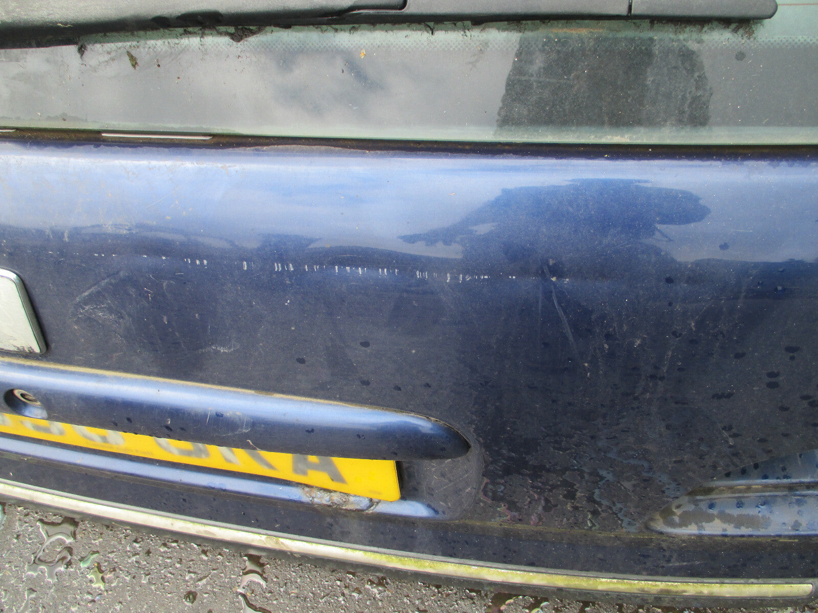 PEUGEOT 406 1996 ESTATE 2.0 DIESEL REAR COMPLETE TAILGATE BOOTLID BLUE