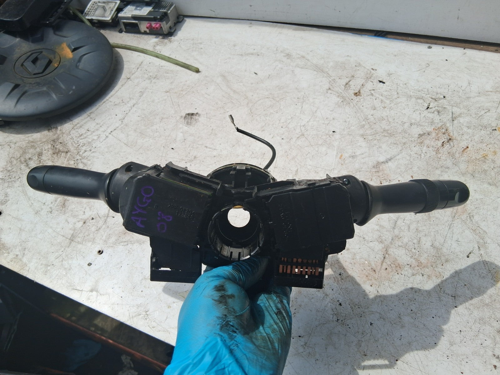 2008 TOYOTA AYGO MK1  WIPER INDICATOR STALK SWITCH SQUIB