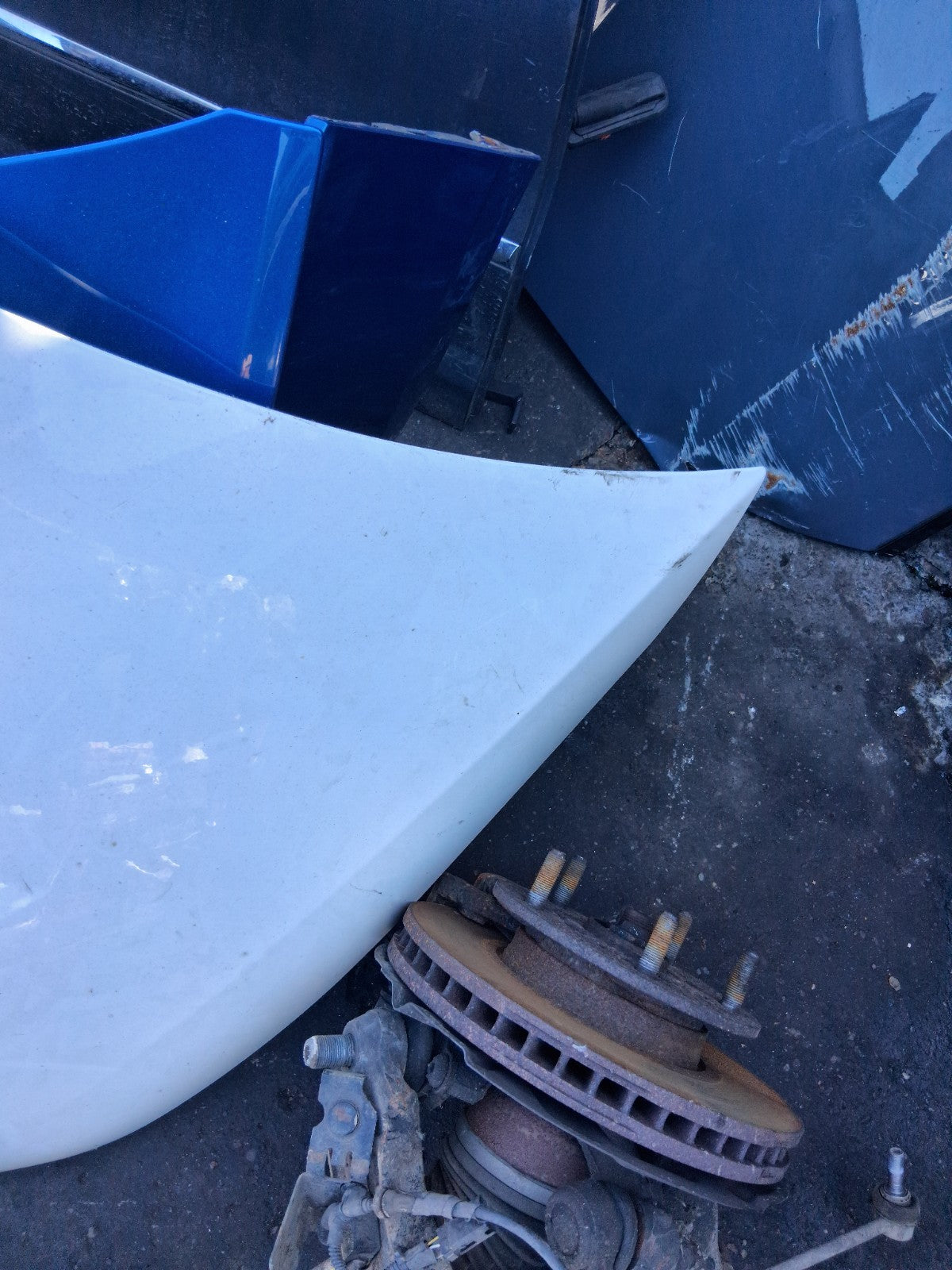 2013 CITROEN C4 MK2 FRONT BONNET HOOD PANEL WHITE