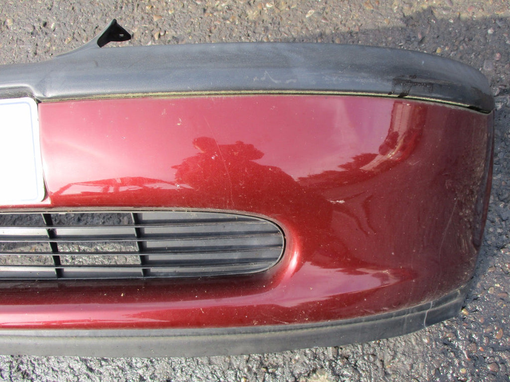 VAUXHALL VECTRA B ESTATE 1997 COMPLETE FRONT BUMPER WITH GRILLS BURGUNDY