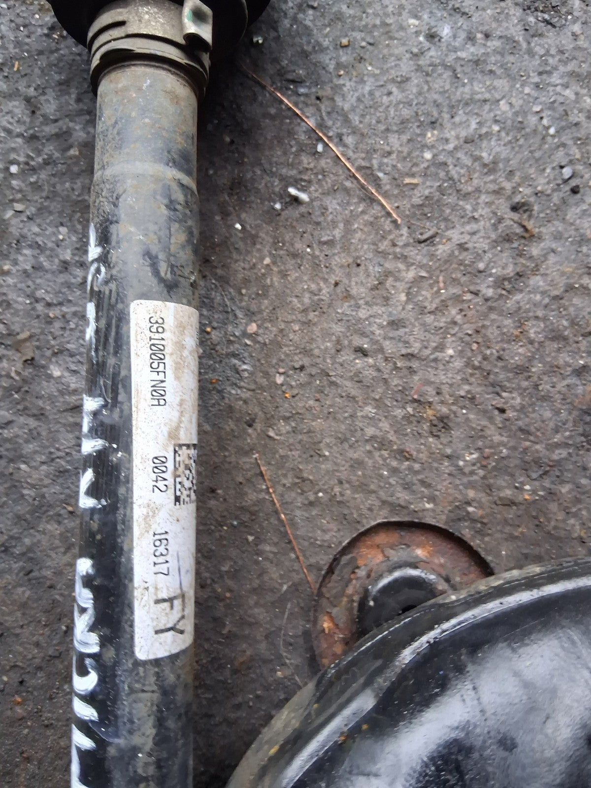 2018 NISSAN MICRA K14 0.9 PETROL OSF DRIVER SIDE FRONT DRIVERSHAFT 391005FN0A