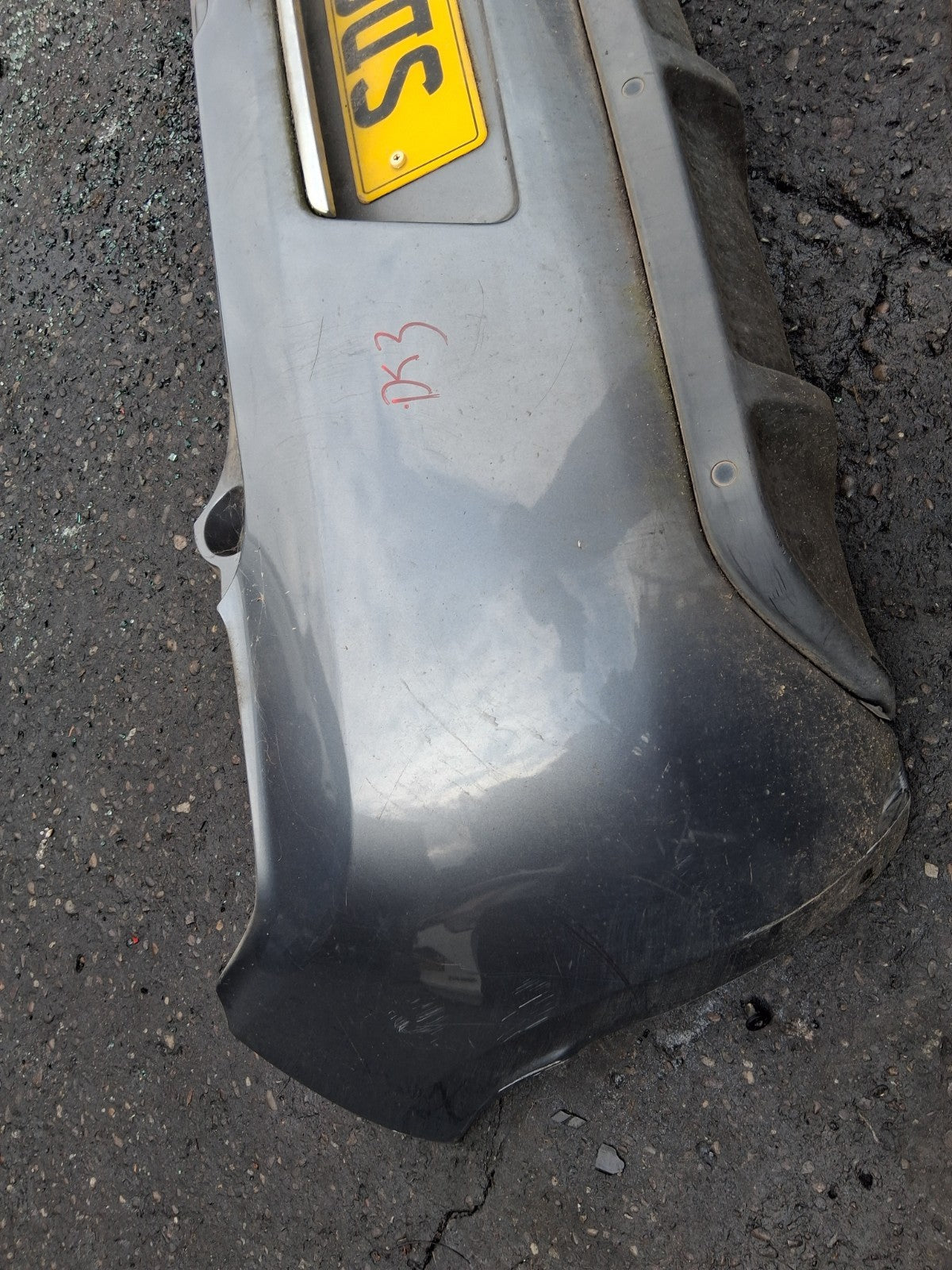 2011 CITROEN DS3 REAR COMPLETE BUMPER THORIUM GREY KTH