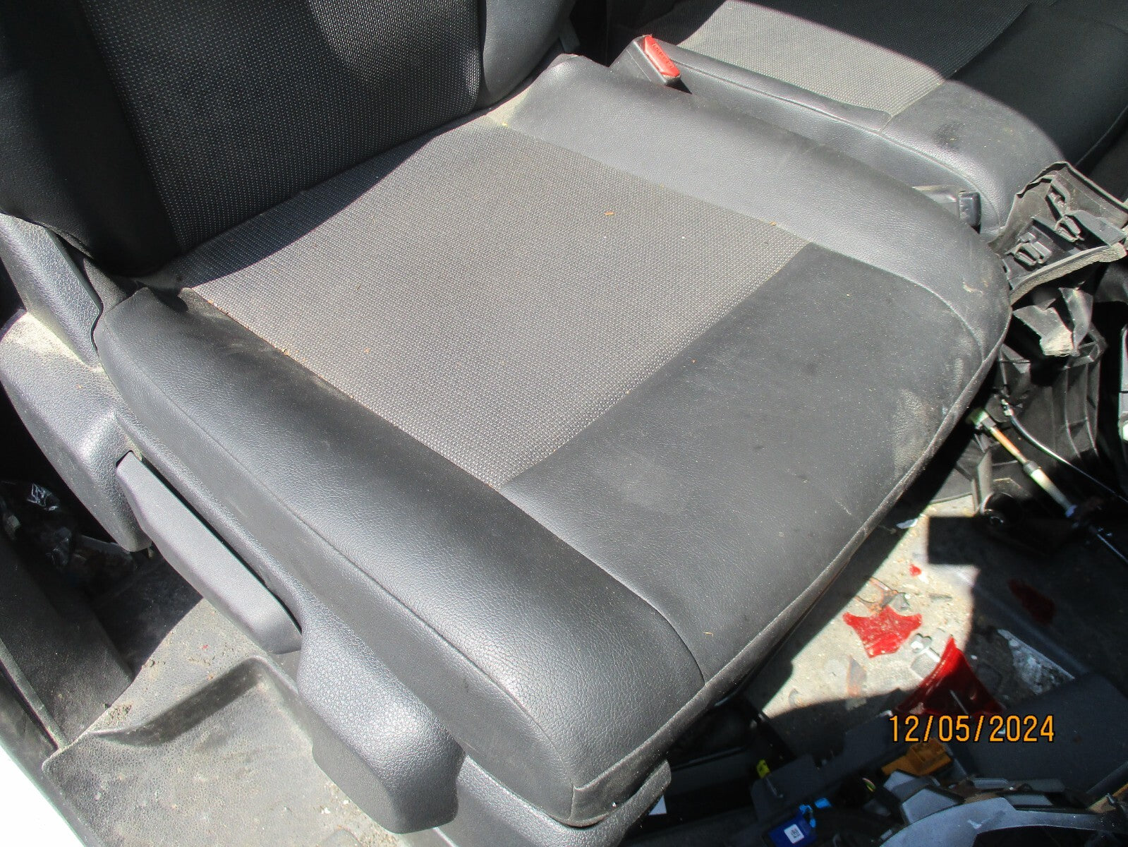 VAUXHALL VIVARO MK3 C 2020 OSF DRIVER SIDE FRONT COMPLETE SEAT HALF LEATHER