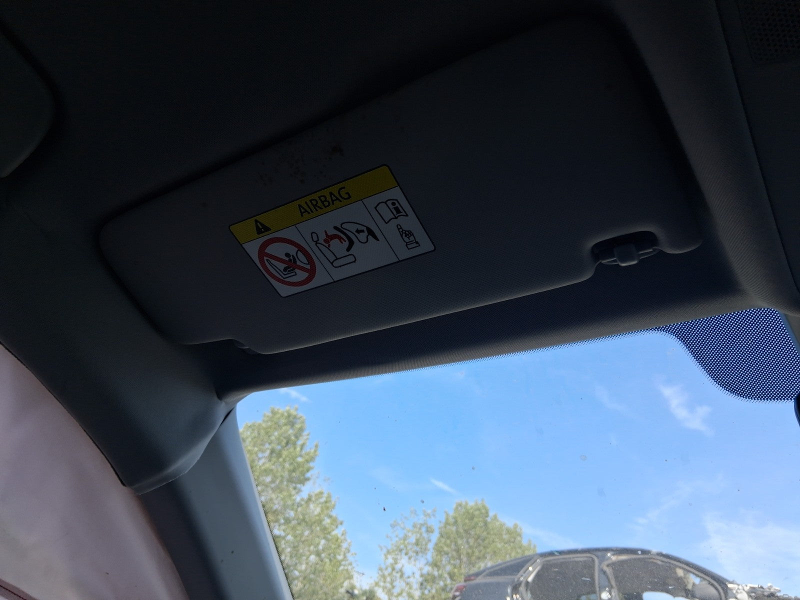 2023 AUDI A1 SPORT MK2 GB NSF PASSENGER SIDE FRONT SUN VISOR SHADE