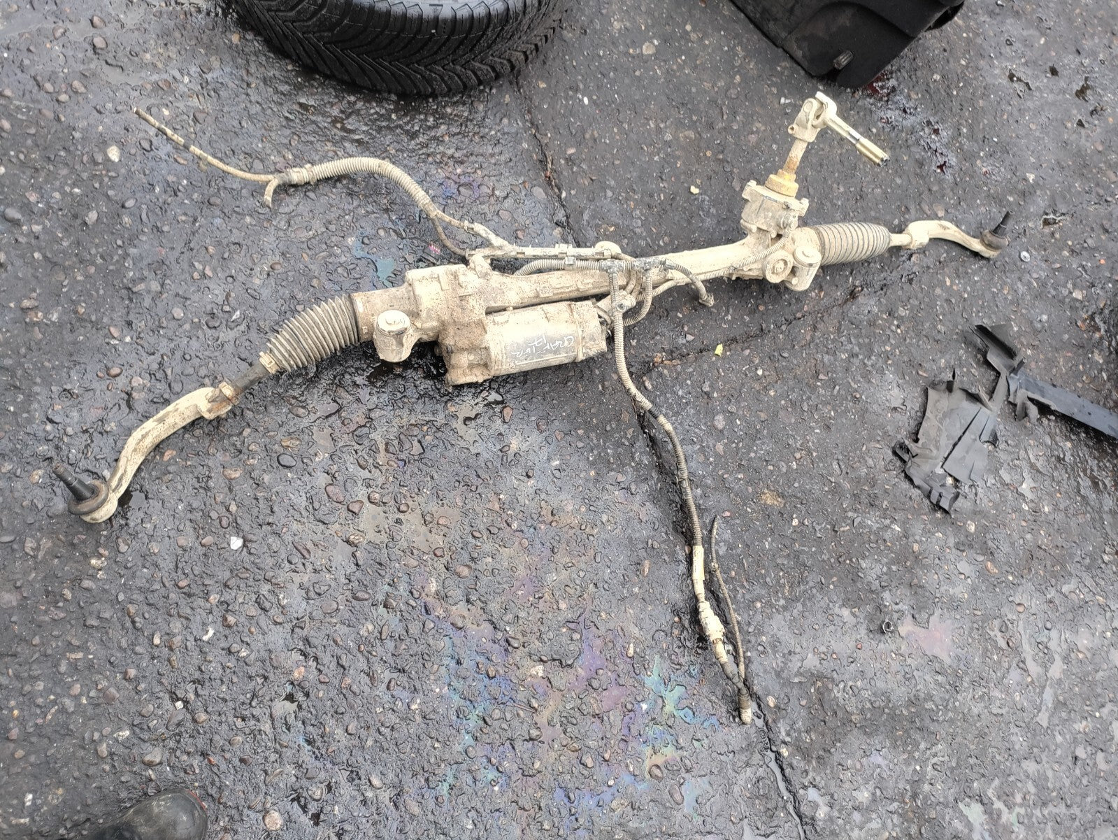 2021 VW VOLKSWAGEN CRAFTER MK2 POWER STEERING RACK PLUG DAMAGED 7818302381