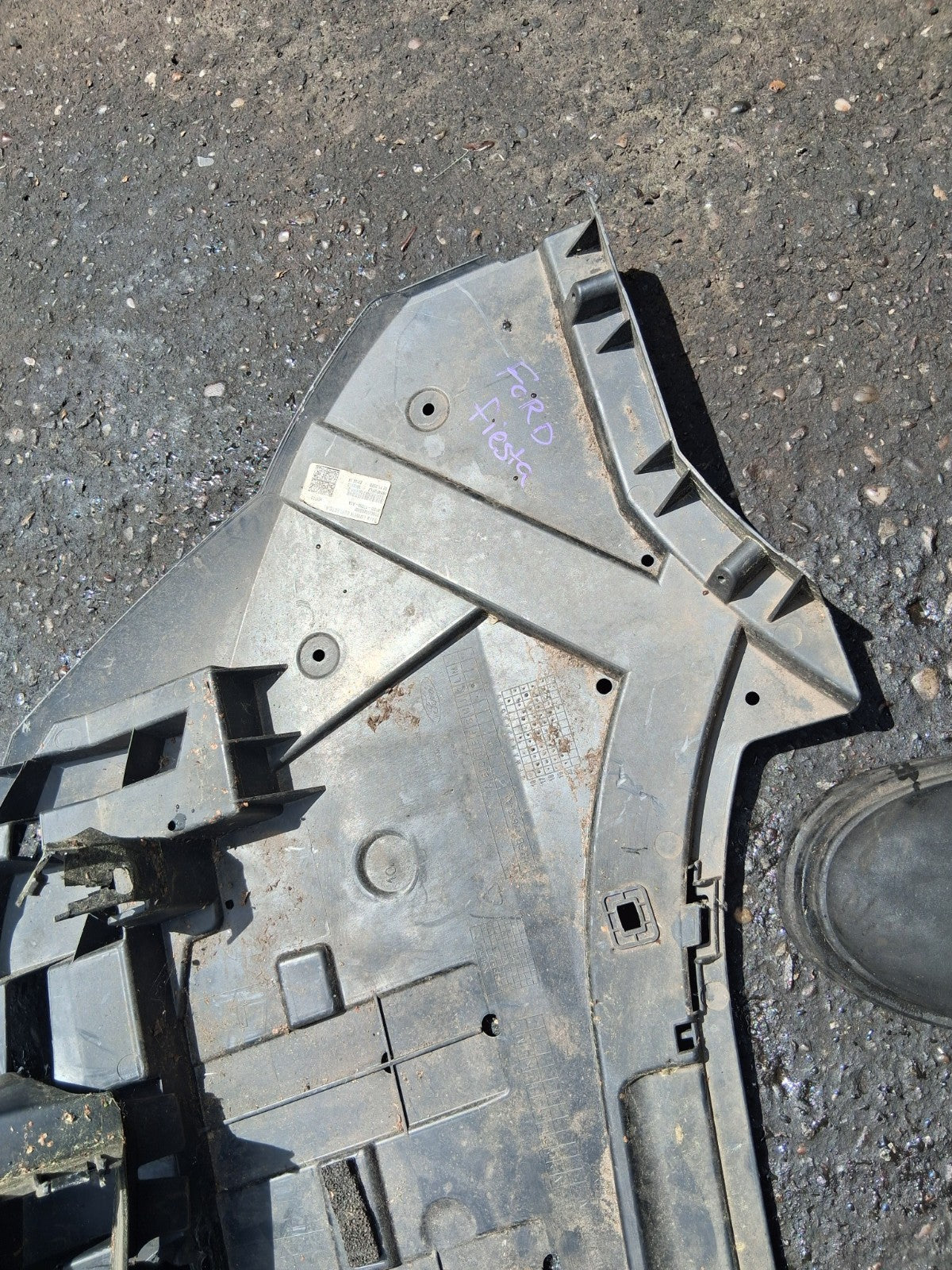 2021 FORD FIESTA MK8 FRONT BUMPER UNDERTRAY M1BB17859A1A