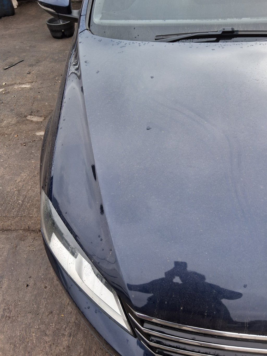 2014 VW VOLKSWAGEN PASSAT B7 SALOON FRONT BONNET HOOD PANEL BLUE