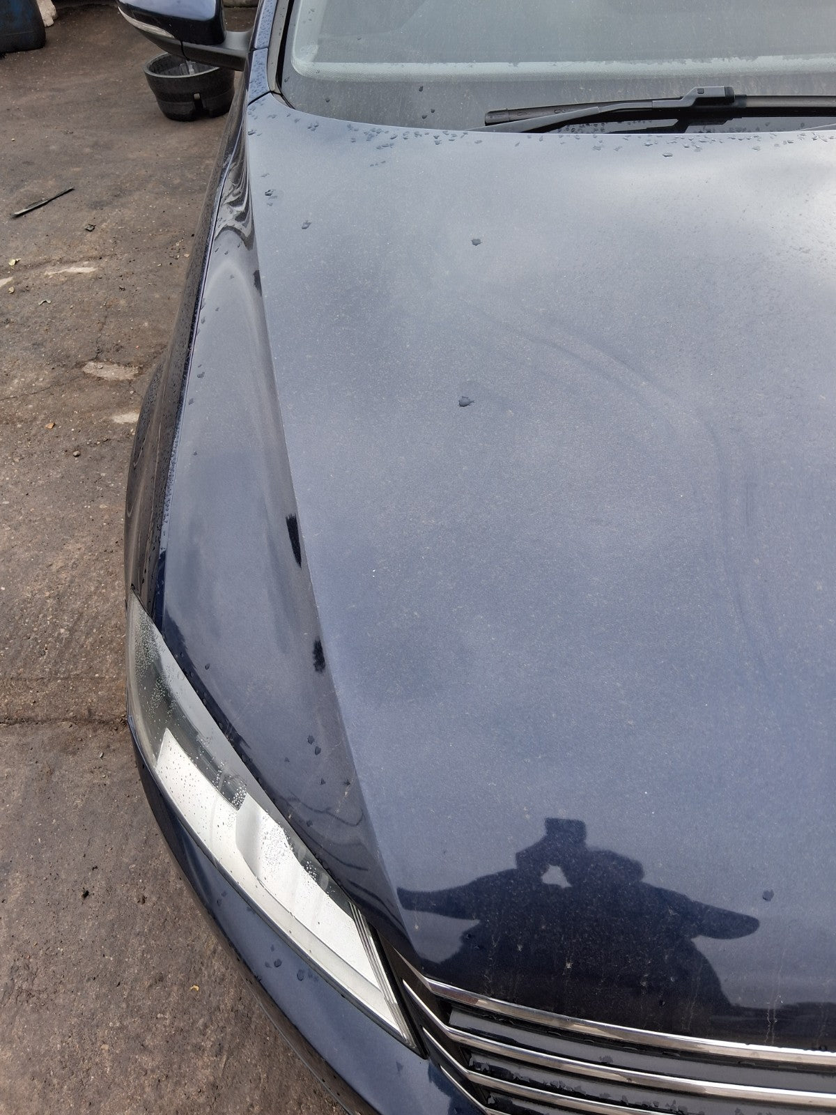 2014 VW VOLKSWAGEN PASSAT B7 SALOON FRONT BONNET HOOD PANEL BLUE