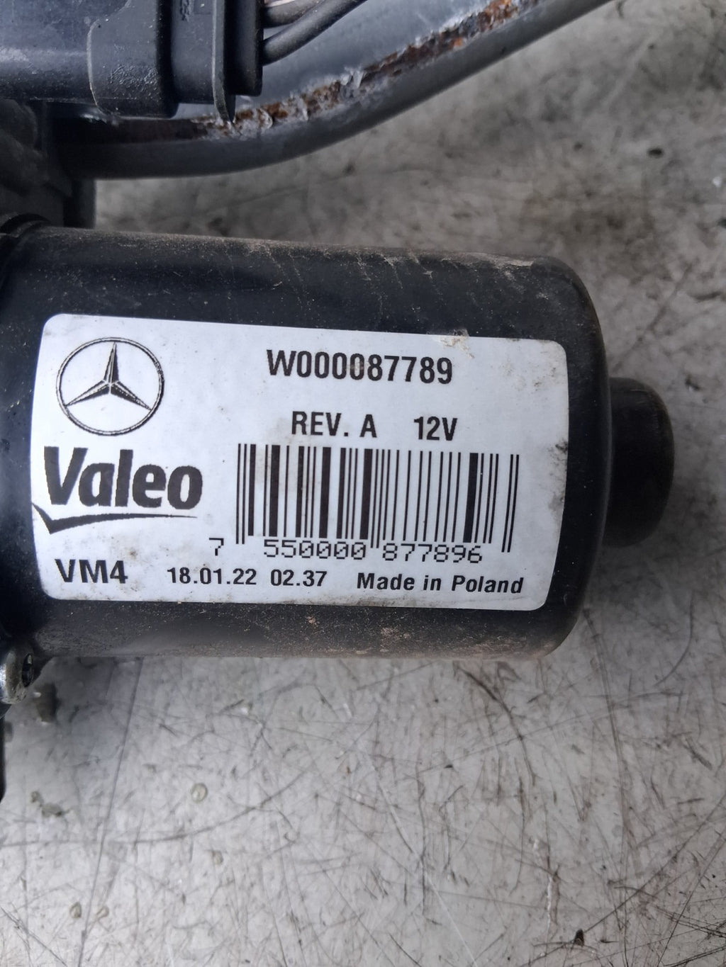 2024 MERCEDES SPRINTER WIPER MOTOR AND LINKAGE W000087789