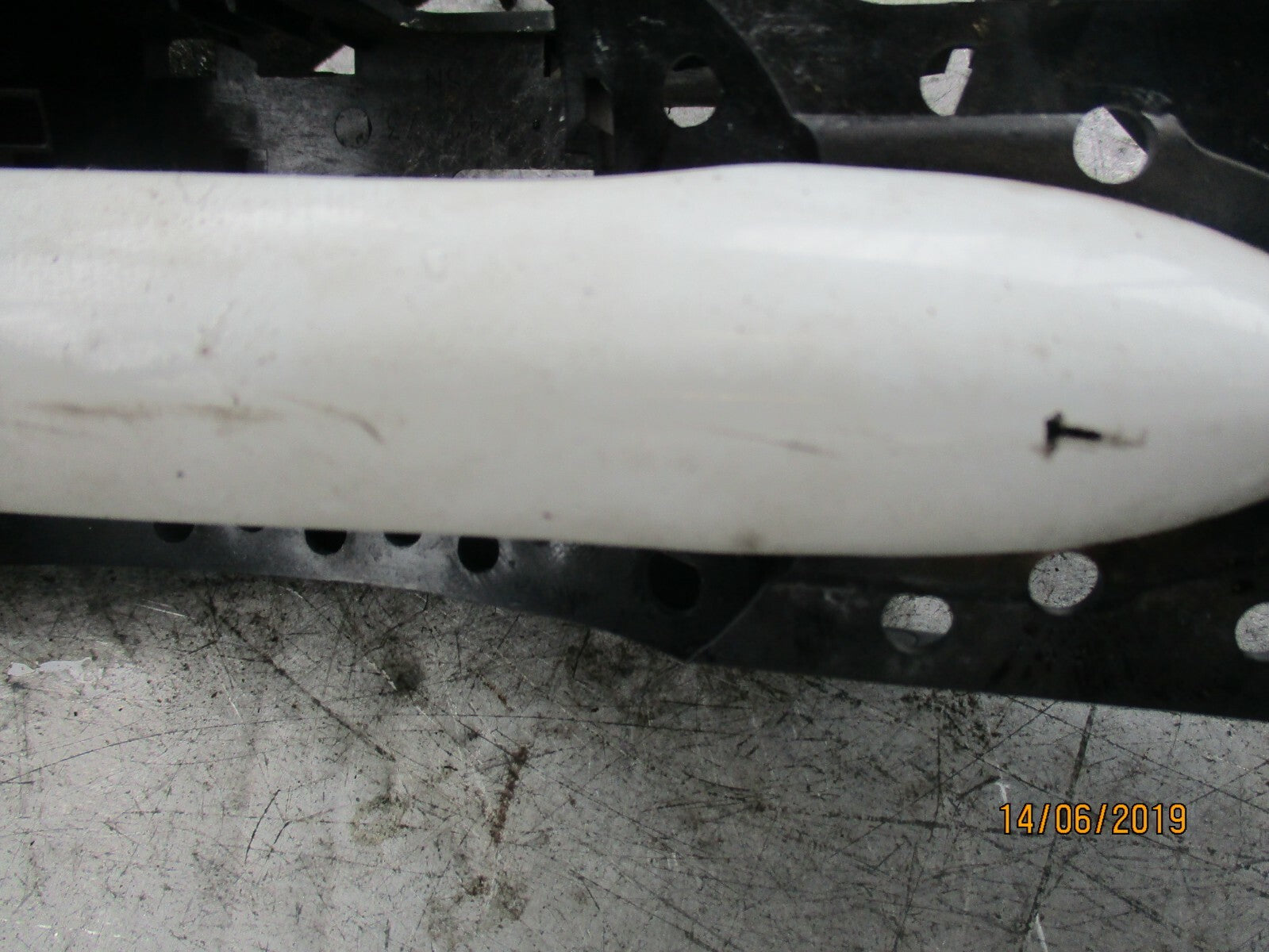 RENAULT MEGANE MK3 NSR PASSENGER SIDE REAR LOCK MECH & HANDLE WHITE 806070032R