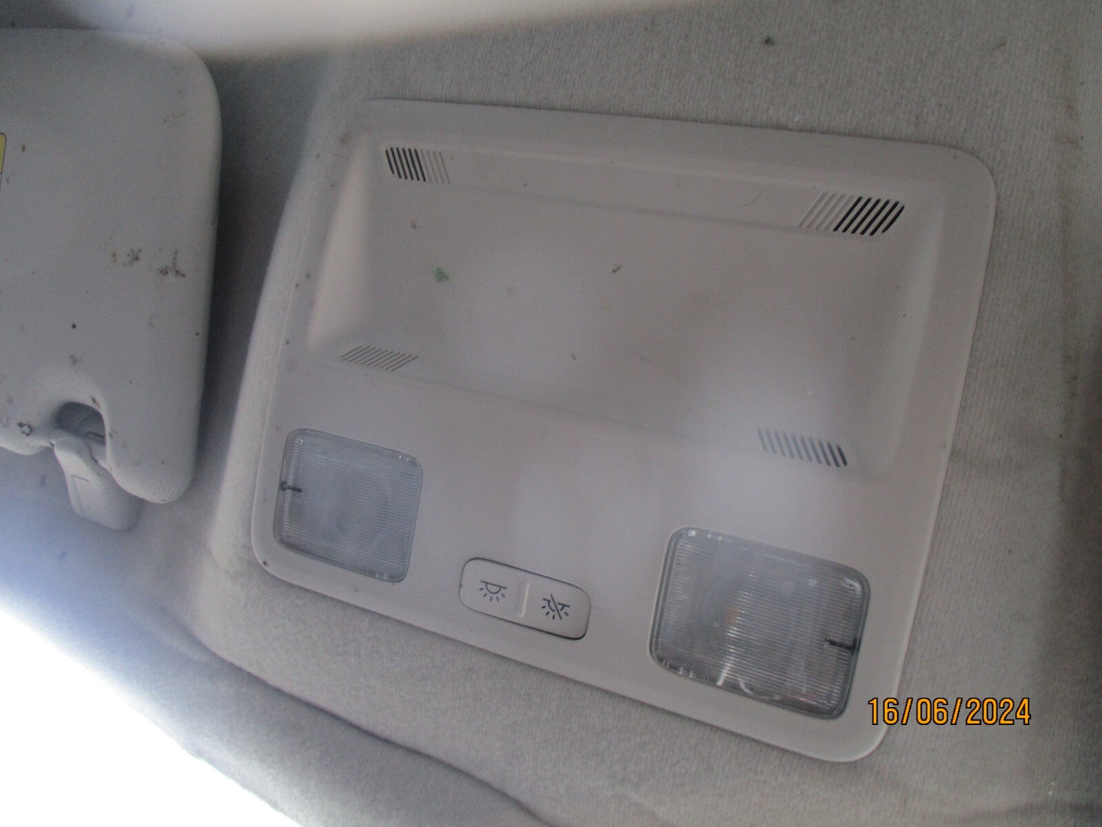 FORD FIESTA MK8 2023 FRONT INTERIOR ROOF READING LIGHT