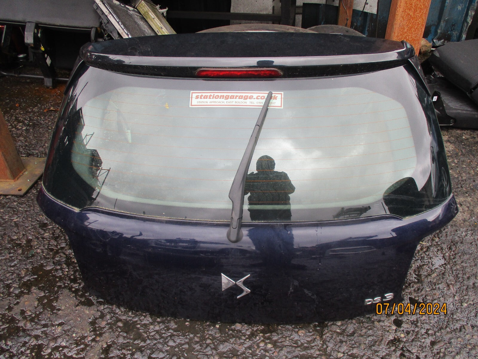 CITROEN DS3 2015 3 DOOR REAR COMPLETE TAILGATE BOOTLID BLUE
